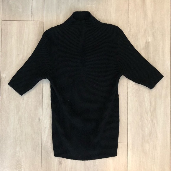 Black Turtle Neck Sweater Top - Picture 1 of 2